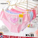 Fancy Plaids Heart Designs Cotton Ventilate Sweet Young Girls Triangle Panties Girls Underwear Panty Models