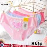 Fancy Plaids Heart Designs Cotton Ventilate Sweet Young Girls Triangle Panties Girls Underwear Panty Models