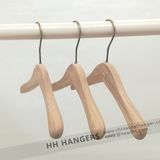 2017 New Children Wooden Hanger, No Panited safety Wooden Baby Hanger Kids Hanger