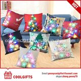 New Design Multi-Colors Christmas Gift LED Lights Decorative Throw Pillow