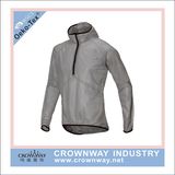 Custom 2.5 Layer Laminated 20000mm Waterproof Running Jacket for Men