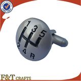 Custom Logo Novelty Men's Suit Shirt Metal Car Cufflinks (FTCF3211A)