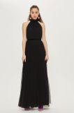 Newest Black Sexy Backless Halter Maxi Dresses Wholesale