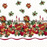 High Quality 30sx30s 100% Cotton Golden Floral Foil Print Fabric and Textile