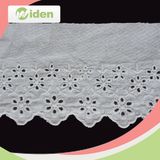 China Wholesale Sampling Order Cotton Swiss Hole Fabric Chantilly Lace