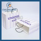 Custom Printed Kraft Paper Shopping Bag (DM-GPBB-130)