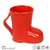 14oz Ceramic Red Boots Mug