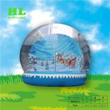 Big Inflatable Human Snow Globe, Snow Ball Souvenir Tent