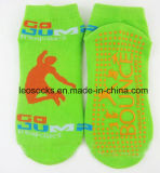 Customized Anti Slip Trampoline Sports Jumping Socks