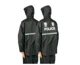 Adult Polyester Nylon Reflective Raincoat for Traffic Policeman