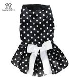 Cute Polka DOT Dog Dress Dog Clothes Cozy Dog Skirt Pet Dress