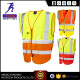 Reflective Safety Clothes with Pocket Vest