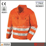 Men High Visibility Jacket Hivis Workwear with 3m Reflective Tape