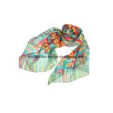 Polyester Printed Dyed Scarve (AJM60001232)