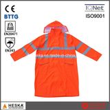 Fashion Cheap Fluorescent OEM Yellow Rain Coat