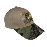 Baseball Cap with Camouflage Top Peak Bb1722