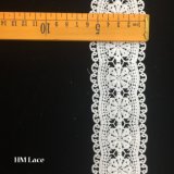 6cm off White Bridal Trimming Lace, Daisy Flower Trim Design, Vintage Dots Trim Lace Hmhb1382