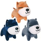 Liedog Plush Cushion Pillow Toy Medium 3sets Brown Gray Navy