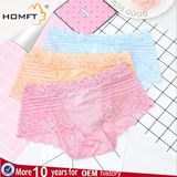 High Quality Lace One-Piece Cotton Crotch Mesh Ladies Sexy Girls Transparent Underwear