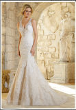 off-Shoulder Beaded Lace Bridal Wedding Dresses 2786