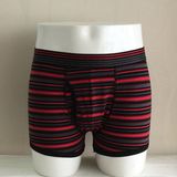 Yard Dyeing Striped Nylon Silk Belt Fashion Men Boxer Brief