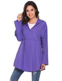 Lady Fashion Overall Nylon Raincoat Waterproof with Sleeve