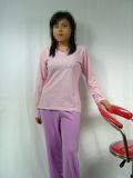 Comfortable Printed Cotton Long Sleeve Ladies Sleep Wear