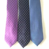 New Dotty Design Woven Silk Neckties