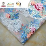 Colorful Flower Lace Fabric, Embroidery Floral Pattern for Garment and Wedding C10038