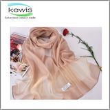 Multicolor 100% Silk Fashion Scarf for Spring