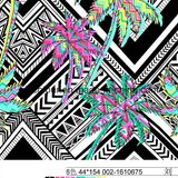 Coco Tree Printing Fabric 80%Nylon 20%Spandex for Sportswear Fabric