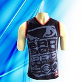 100% Polyester Man's Sleeveless Basketball Wear