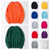 Wholesale Custom Men Plain Solid Color Crew Neck Sweatshirts