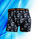 95% Cotton 5% Spandex Man's Allover Print Skull Briefs