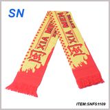 High Quality Cheap Wholesale Custom Football Scarf Fan Scarf Soccer Scarf