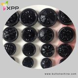 Black Color Fashion Polyest Coat Button