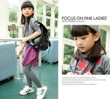 2015 New Autumn Korean Fashion Children's Wear Girls Leisure Pants Skirt Two-Piece Suit