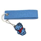 Advertising Souvenir Custom Logo Durable Embroidery Felt Keychain