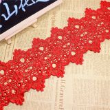 Trimming Lace Embroidery Net Lace Polyester Fancy Floral Lace for Garments Accessory and Home Textiles and Curtain Decoration 
