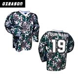 Latest Digital Sublimation Printing Camo Hockey Shirts (H026)