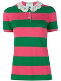 Custom Women's Striped Polo Shirt