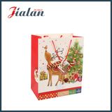 3D Christmas Holiday Design Custom Shopping Packaging Paper Gift Bags