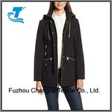 Women's Soft-Shell Winterjacket with Gold Hardware