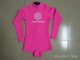 2016 Fashion Design 3mm Neoprene One-Piece Women's Surfing Suit