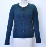 Custom Women Cardigan Knit Sweater with Button
