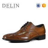 Delin OEM Factory Hot Sale Men Leather Dress Shoes