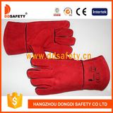 Ddsafety 2017 Grey Cow Split Unlined Short Welder Work Gloves