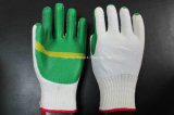 Cotton Liner Laminated Rubber Coated Gloves for Safety Work