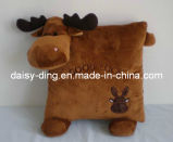 Plush Reindeer Pillow with Soft Material
