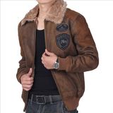 Warm Apparel Leather Jacket for Man's Clothes